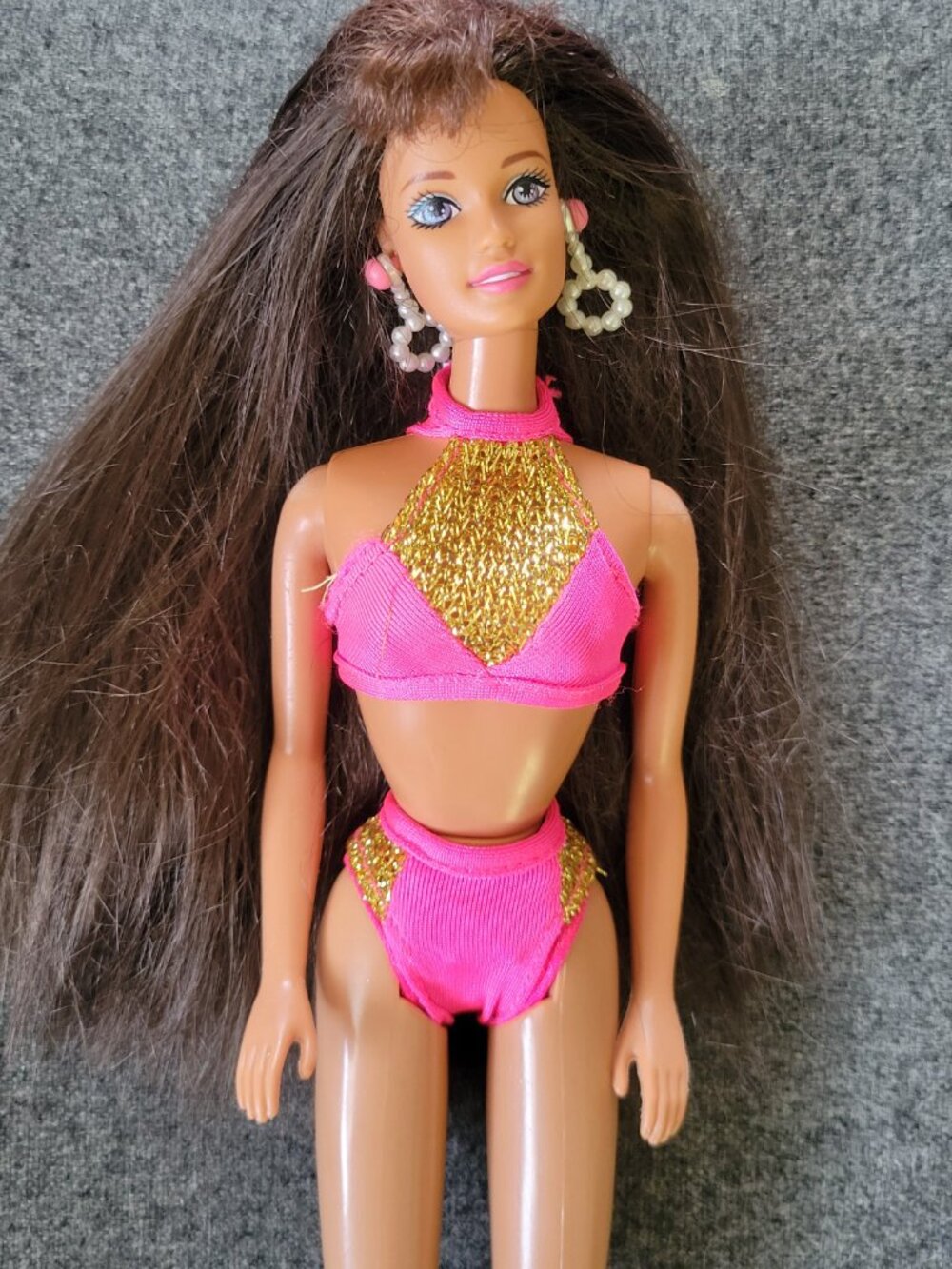 Pearl Beach Teresa Mattel 1997 w 1996 Splash 'N Color Swimsuit out of box